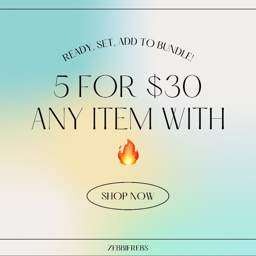 🔥5 for $30 VS PINK Tie Dye Lace Bandeau Bralette - Picture 4 of 4
